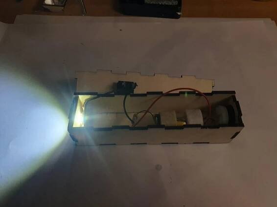 Close the Box With USB-C Plug and LED Holder