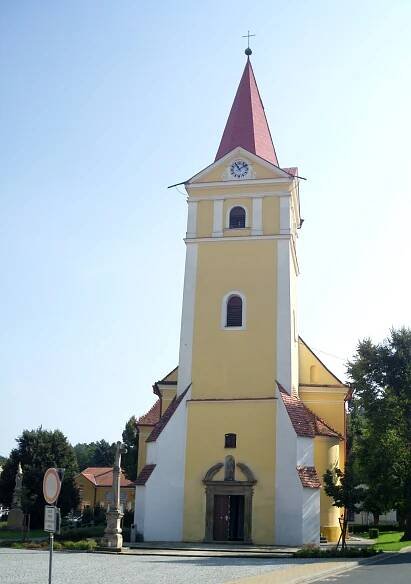Koryčany - kostel sv. Vavřince - Kostel