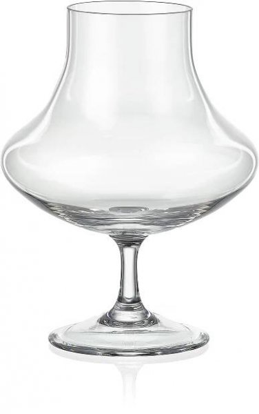 BOHEMIA ROYAL CRYSTAL Sada sklenic na rum Commander 280 ml 2 ks