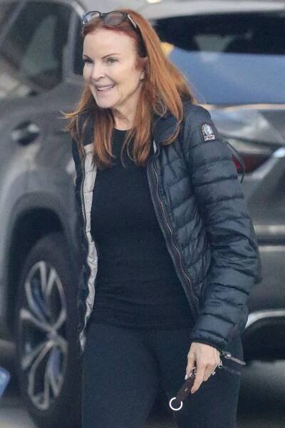 Marcia Cross in All-black in Brentwood 01/04/2023 • CelebMafia