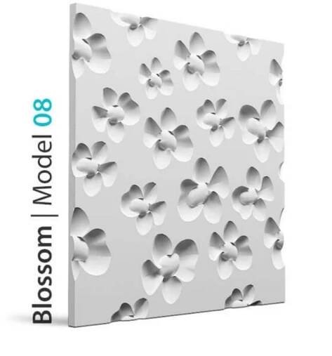 SÁDROVÝ PANEL 3D MODEL 08 BLOSSOM