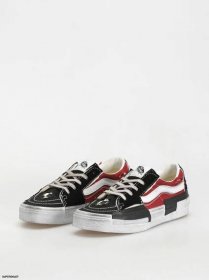 Boty Vans Sk8 Low Reconstruct (stressed check black/red)