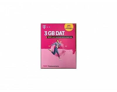 Předplacená T-Mobile TWIST sim karta - 3GB dat + kredit 100 Kč