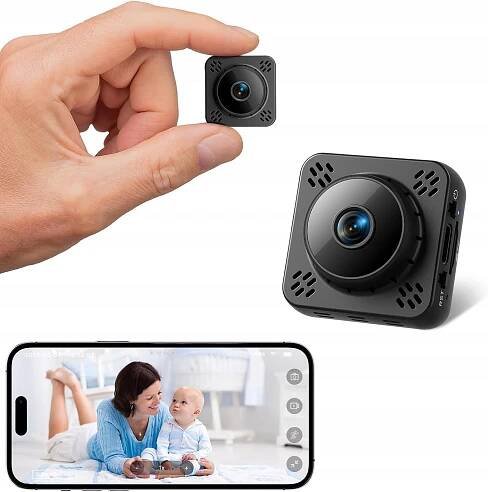 Kamera Szpiegowska Mini Ukryta WIFI Magnetická detekce Noční vidění