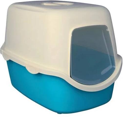 WC kočka kryté domek VICO 40x40x56 TR modro/bílá