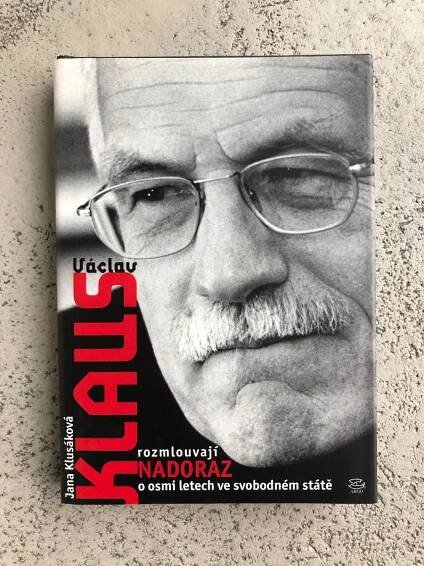 Nadoraz - Václav Klaus, Jana Klusáková - s podpisem