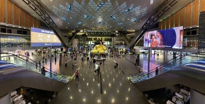 Doha letiste Katar