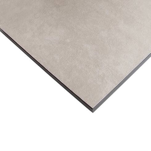 Kompaktní pracovní deska FUNDERMAX Prado Alu Grey / černé jádro