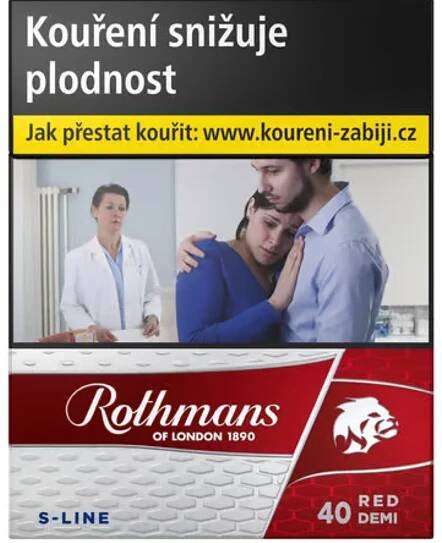 Cigarety - Rothmans 40 Red R 298 (bal/8ks)