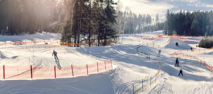 Skiareál Lipno - Skicrossová dráha