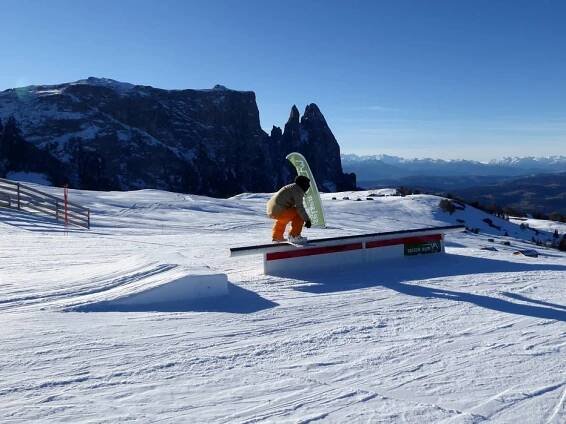 Ski resort Alpe di Siusi (Seiser Alm)