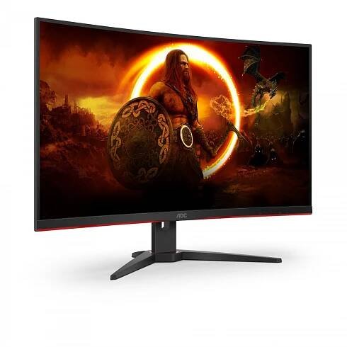 AOC G2 C32G2ZE/BK plochý počítačový monitor 80 cm (31.5") 1920 x 1080 px Full HD LED Černá, Červená (C32G2ZE/BK)