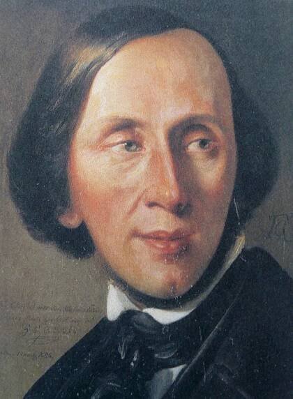 Hans Christian Andersen, 1846 in Dresden