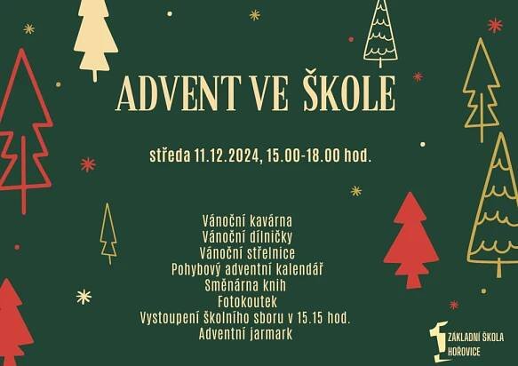 🎄Advent 2024 – foto 🎄 | 1.ZŠ Hořovice