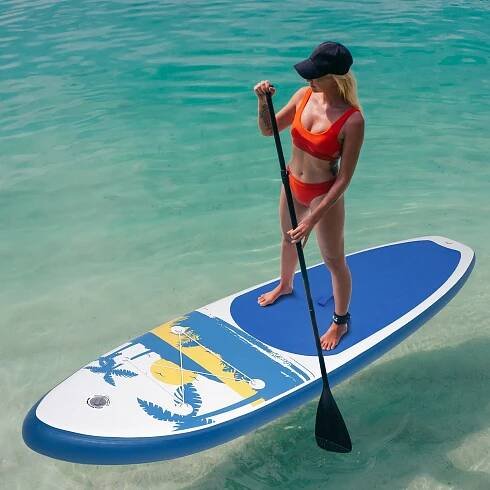 Coastal Vibes 11' Inflatable Paddle Board – Ride the Sunset in Style