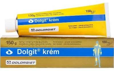 Lék na bolest, zánět a horečku Dolgit krém