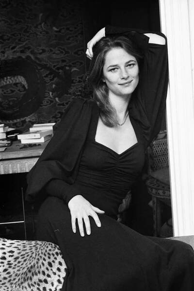 Charlotte Rampling At Her London Home, 1973.