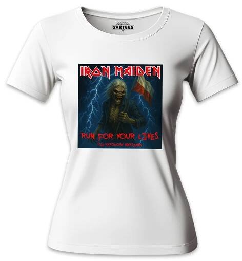 TRIČKO IRON MAIDEN KONCERT Varšava 2025 RUN FOR YOUR LIVES Další funkce potisk