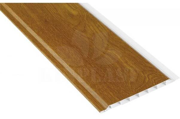Vyvýšený záhon Profi, hliníkový záhon na 120 litrů z 10 mm pvc palubka,  75 x 75 x 29 cm, dub zlatý