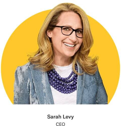 Headshot of Sarah Levy, CEO.