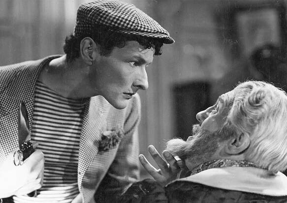 Drôle de drame - Z filmu - Jean-Louis Barrault, Michel Simon