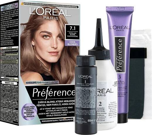 L'ORÉAL PARIS Préférence 7.1 Popelavá Blond