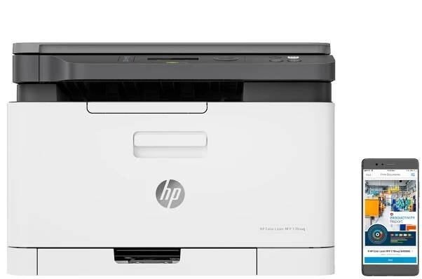 HP Color Laser MFP 178NW (A4,18/4 ppm, USB 2.0, Ethernet, Wi-Fi, Print/Scan/Copy)