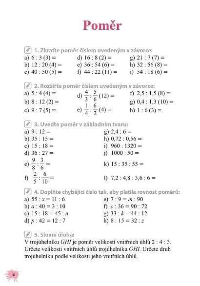 Matematika od šestky do devítky - cvičebnice pro 7. třídu ZŠ - Lenka Ostrýtová - UčebniceMapy.cz