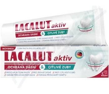 Lacalut Aktiv ochrana dásní&citlivé zuby 75ml