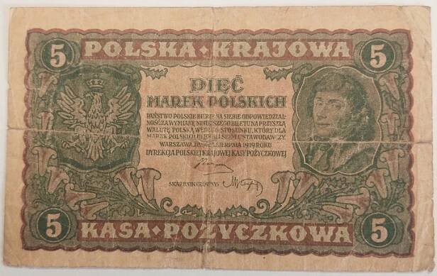 5 Marek Polské 1919