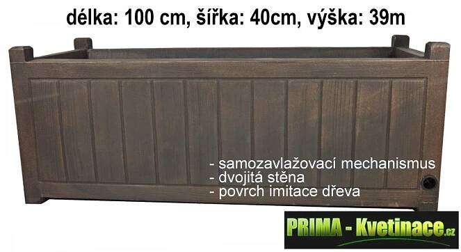 Dřevěné truhlíky, dřevěné květináče