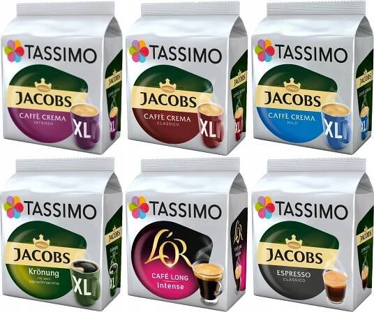 Kapsle Tassimo káva Jacobs káva černá 96 kusů