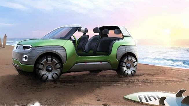Nový Fiat Panda bude elektromobil, který si pořídíte jako „čisté plátno“. Hádejte, kdo ho „domaluje“?