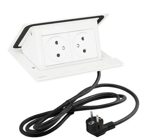 LEGRAND PopUp, 2x230V, 492633 bílá matná