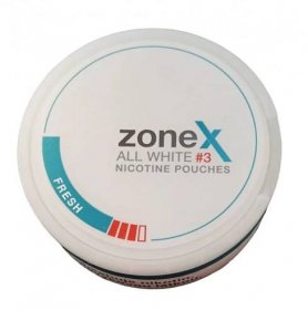 Nikotinové sáčky, ZoneX All WHITE 3