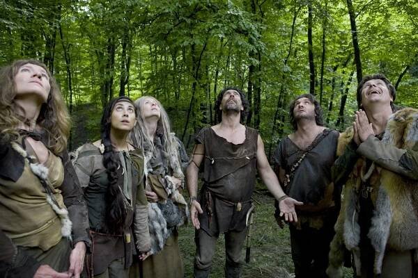 Die Steintaler - von wegen Homo sapiens - Andere Sippen, andere Sitten - Z filmu - Carmen Gratl, Maya Henselek, Ulli Maier, Gregor Bloéb, Martin Leutgeb, Michael Dangl