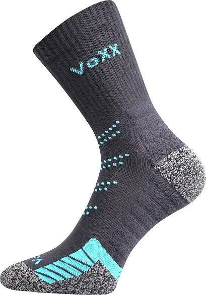 VOXX LINEA ponožky pánské tm. šedé