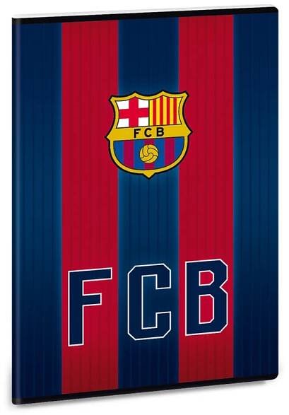 Školní Sešit 445 FC Barcelona, Čtverečkovaný Bílý Papír A4, 40 Listů