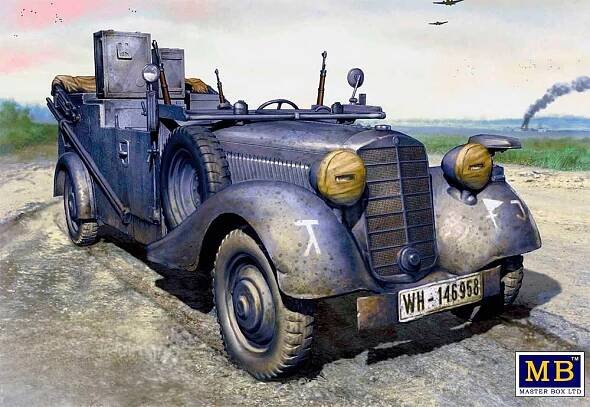 Sd. Kfz. 2 Type 170 VK, German military radio car, WW II era /3531/