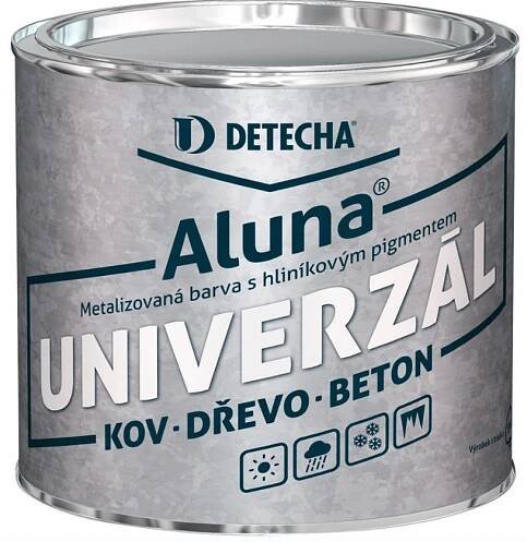 Detecha Aluna barva na kov beton dřevo s obsahem hliníku, stříbřitá, 2 kg