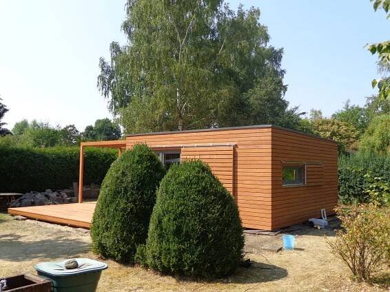 Modulový dřevěný dům D6x6 - Landshut - Realizace dřevostaveb | NATURLIVING®