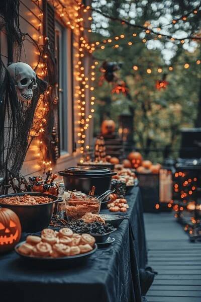 october themed birthday party halloween