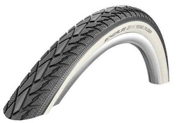Plášť Schwalbe Road Cruiser 26" 559 26x1,75 bílé pruhy TwinSkinKG SBC
