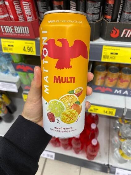 Podrobné informace o potravině Mattoni Multi
