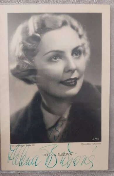 TOP fotorafie a Autogram Helena Bušová