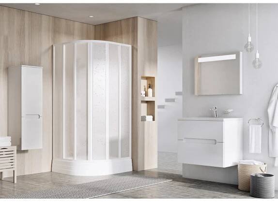 RAVAK Sprchový kout Supernova SKKP6 80x80 195 bílá + pearl