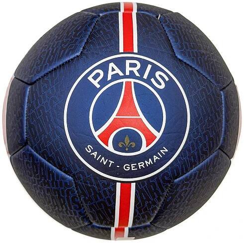 Paris Saint Germain - PSG futbalová lopta tmavomodrá