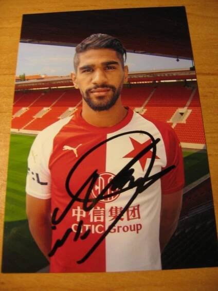 Júsuf Hilál - Slavia Praha - orig. autogram