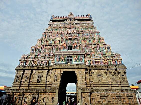 Gopuram Of the Nataraja Temple Chidambaram