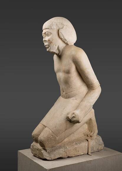 Statue of Kneeling Captive - Old Kingdom - The Metropolitan Museum of Art